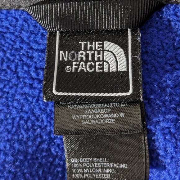 THE NORTH FACE Sweatshirt Coat Fleece Full Zip Jacket Size Medium Purple/Blue - Picture 8 of 10